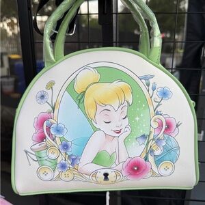 Tinker Bell Themed loungefly Bag - Green and White